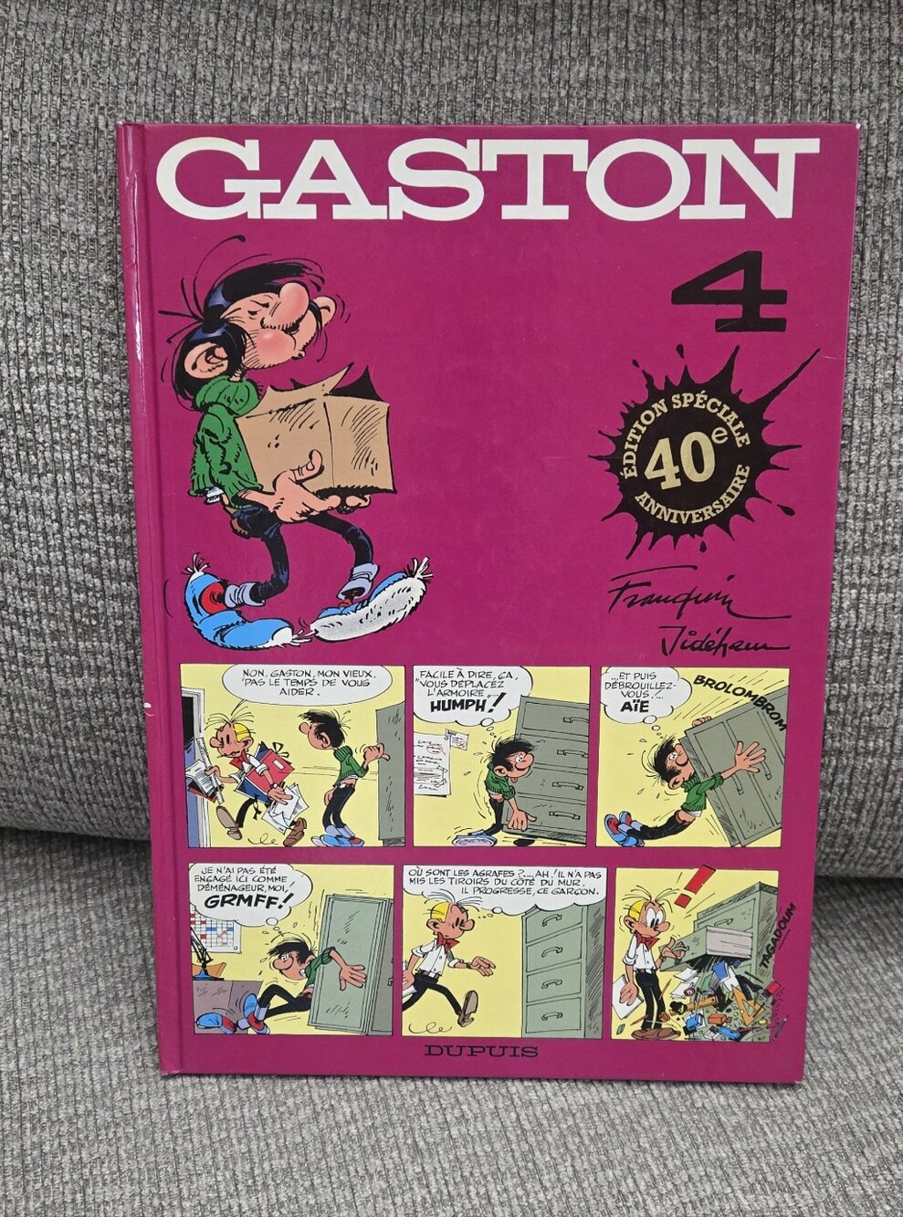 Dupuis Gaston 4 #4 40e Anniversaire Édition définitive French Album 1997